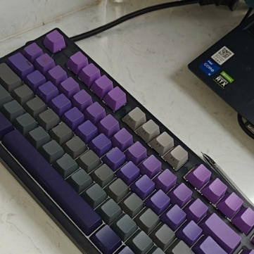 腹灵MK870Pro色侧刻无线机械键盘电竞游戏